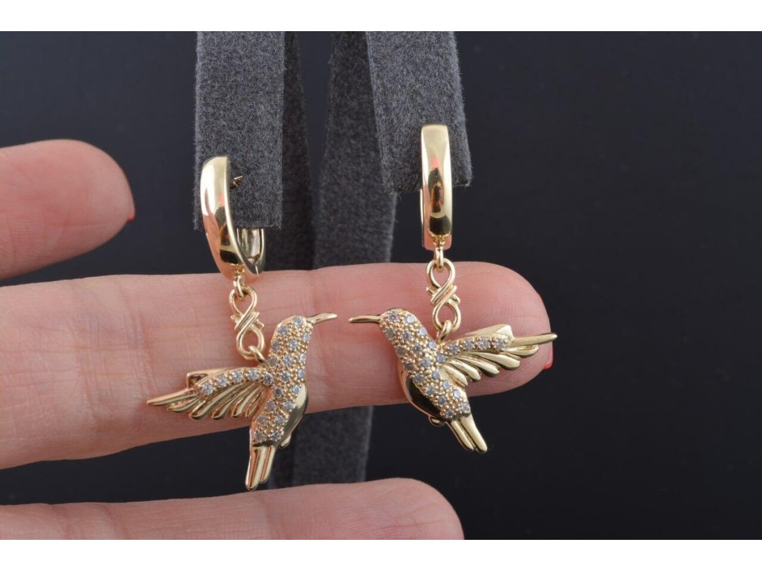 Сережки «Колібрі»