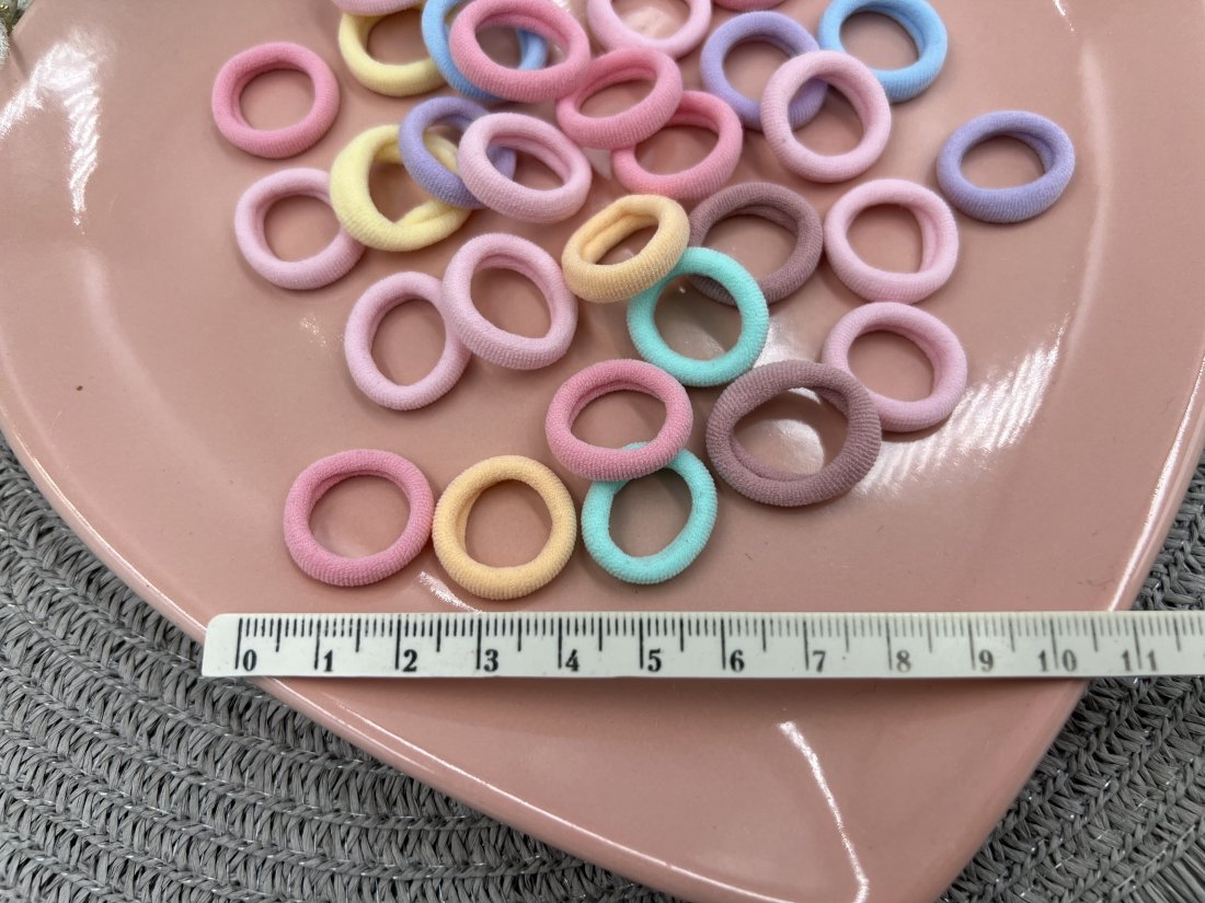 Резинки для волосся. 1,5см - Кристалік