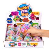 Антистрес біла сітка Різноцвіт 6 см - Pobut