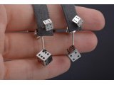 Сережки "Кубики" - Фото4 Сережки "Кубики"