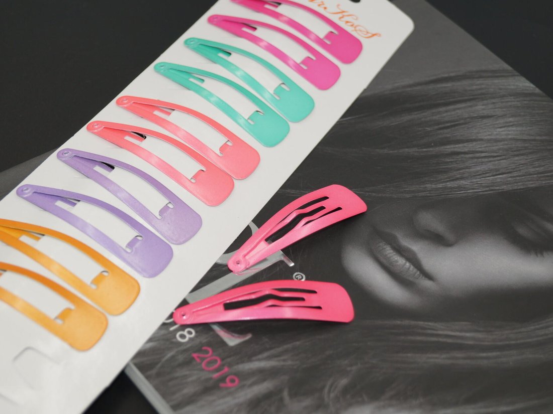 Заколка Тік-так. 5.5 см. Глянсова.