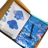 Конструктор Magic Blocks Стіч Блакитний Висота 25 см