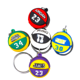 Брелоки м'ячі Баскетбол гума 9 см