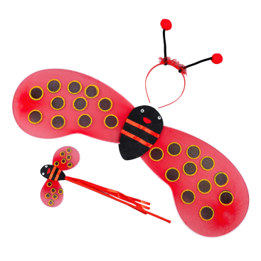 Крила Божої Корівки червоні 66*20 см - Купити