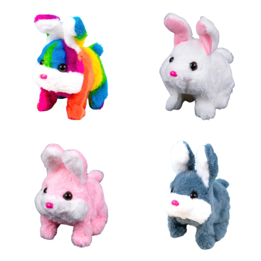 Заєць ходилка Кольоровий 19 см - Купити