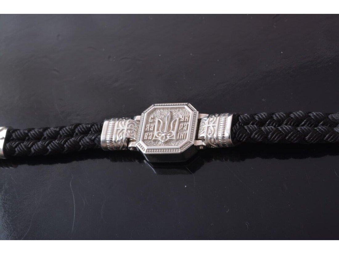 Браслет чоловічий "Слава Україні" - Фото1 Браслет чоловічий "Слава Україні"