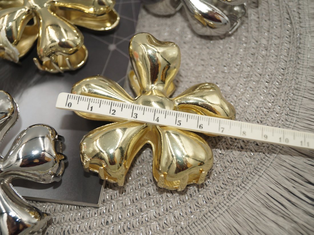 Металеві краби для волосся. 8 см. - Кристалік