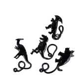 Іграшки липучки Динозаври чорні 15 см