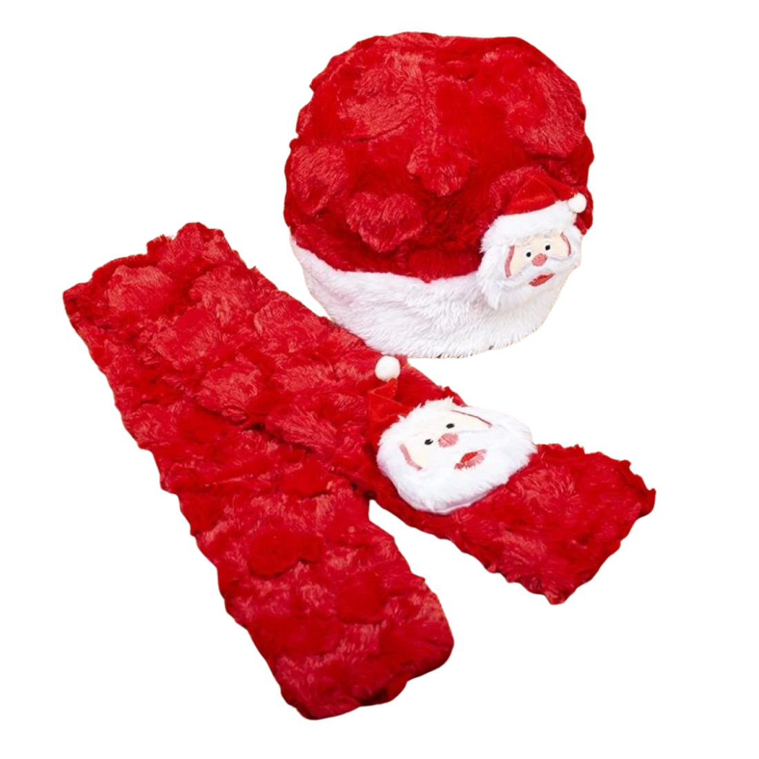 Дитячий набір Новорічна шапка та шарфик