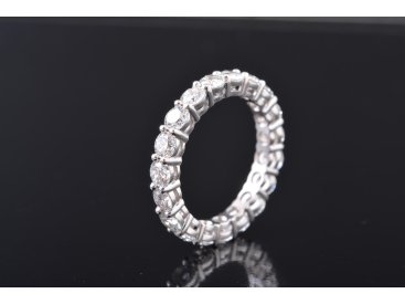 Каблучка із діамантами у стилі Tiffany - Купити