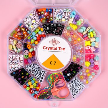 Набір бісеру для плетіння браслетів Восьмикутник 18 см - Купити