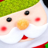 Новорічна шапка Санта 38 см - Pobut