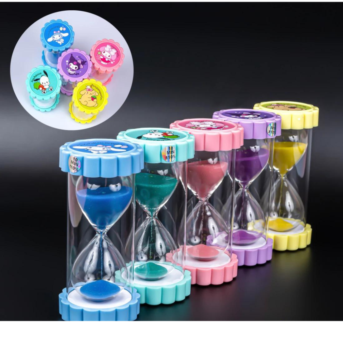 Пісочний годинник Конус-Мультик 10 хвилин