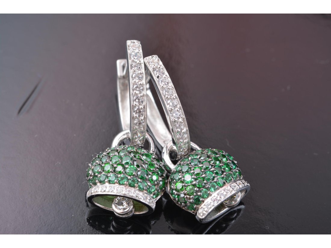 Сережки у стилі Chantecler &quot;Маленький дзвіночок&quot;, срібло