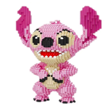 Конструктор Magic Blocks Стіч Angel Рожевий Висота 33 см