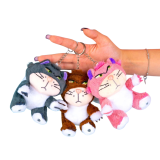 М'яка іграшка-брелок Кіт 12 см