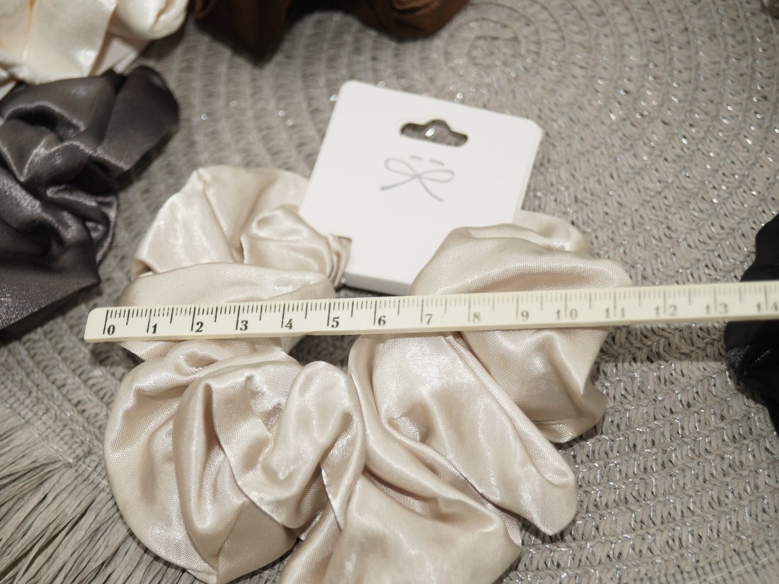 Резинки для волосся. Об'ємні. 11 см. - Кристалік