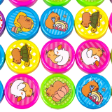 Дитячі штампики капібари 4 см - Pobut