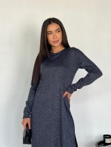 Довга сукня прямого крою з високими розрізами 270535-1