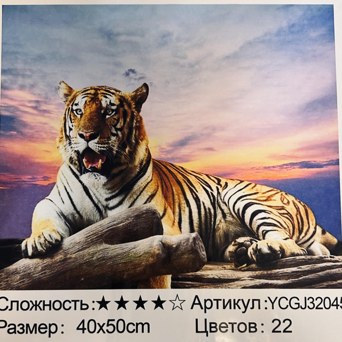 Тигр 40х50 - Фото1 Тигр 40х50 оптом, фото 7955
