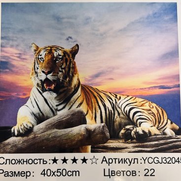 Тигр 40х50 - Фото Тигр 40х50 оптом, фото 7955