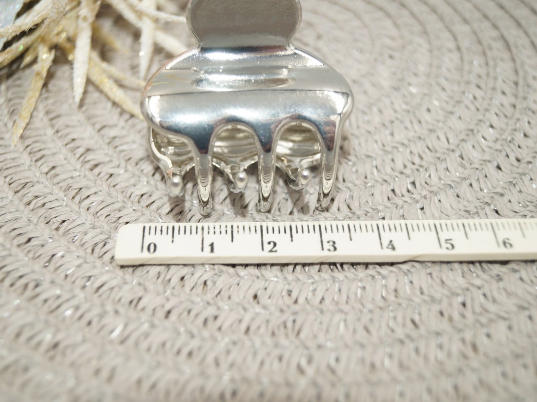 Металеві краби для волосся. 3.5 см. - Кристалік