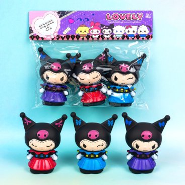 Набір гумових пищалок Аніме 3 штуки 10,5 см - Купити