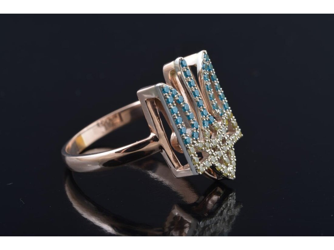 Каблучка "Герб України" - Фото2 Каблучка "Герб України" - Багира