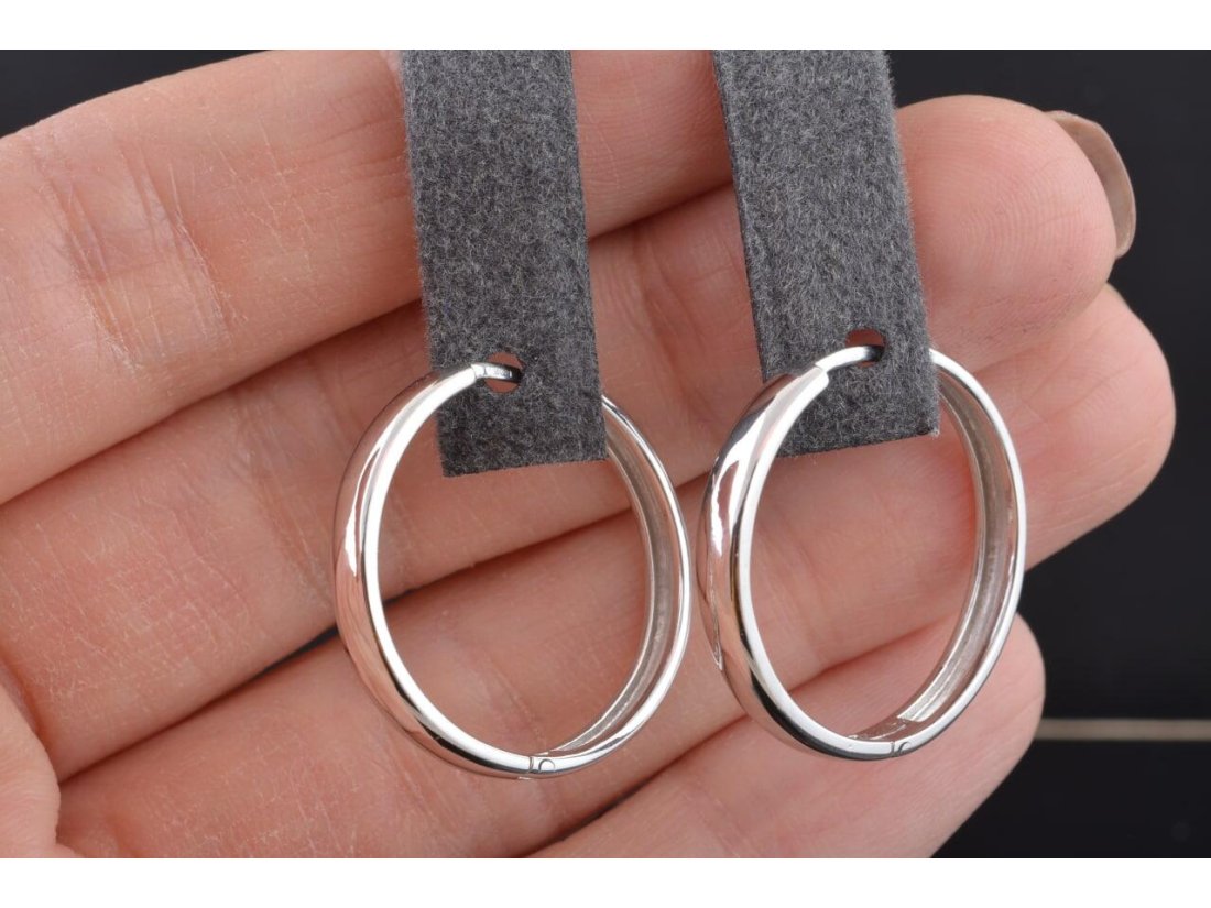 Сережки кільця - Фото4 Сережки кільця