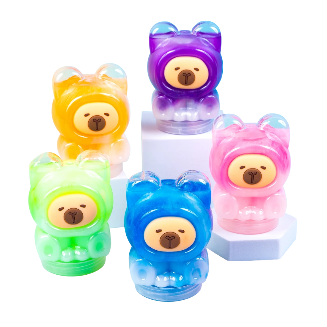 Слайм Капібара великий 10 см, 269 г