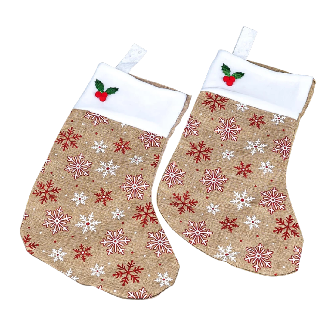 Шкарпетки, чобіт для подарунків Сніжинки Різні великий 41 см