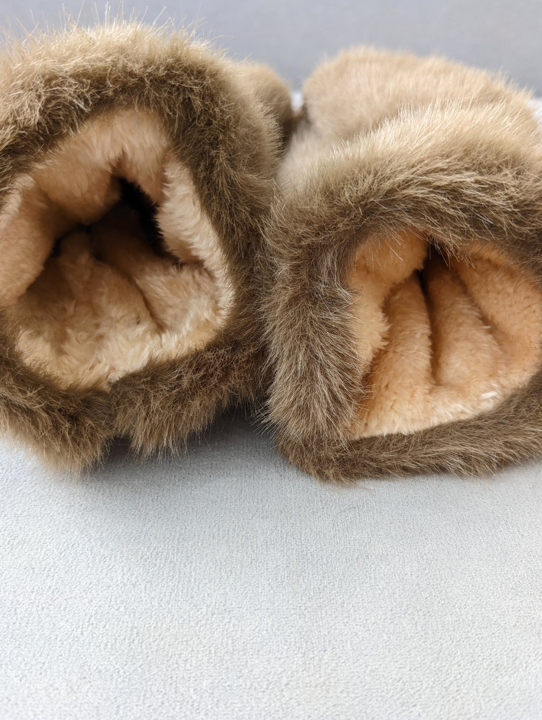 Утеплені хутряні рукавиці для зими INNOE 85005-4 Коричневий