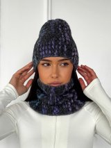 В’язаний комплект із об’ємною фактурою INNOE 950591-1 Вугілля