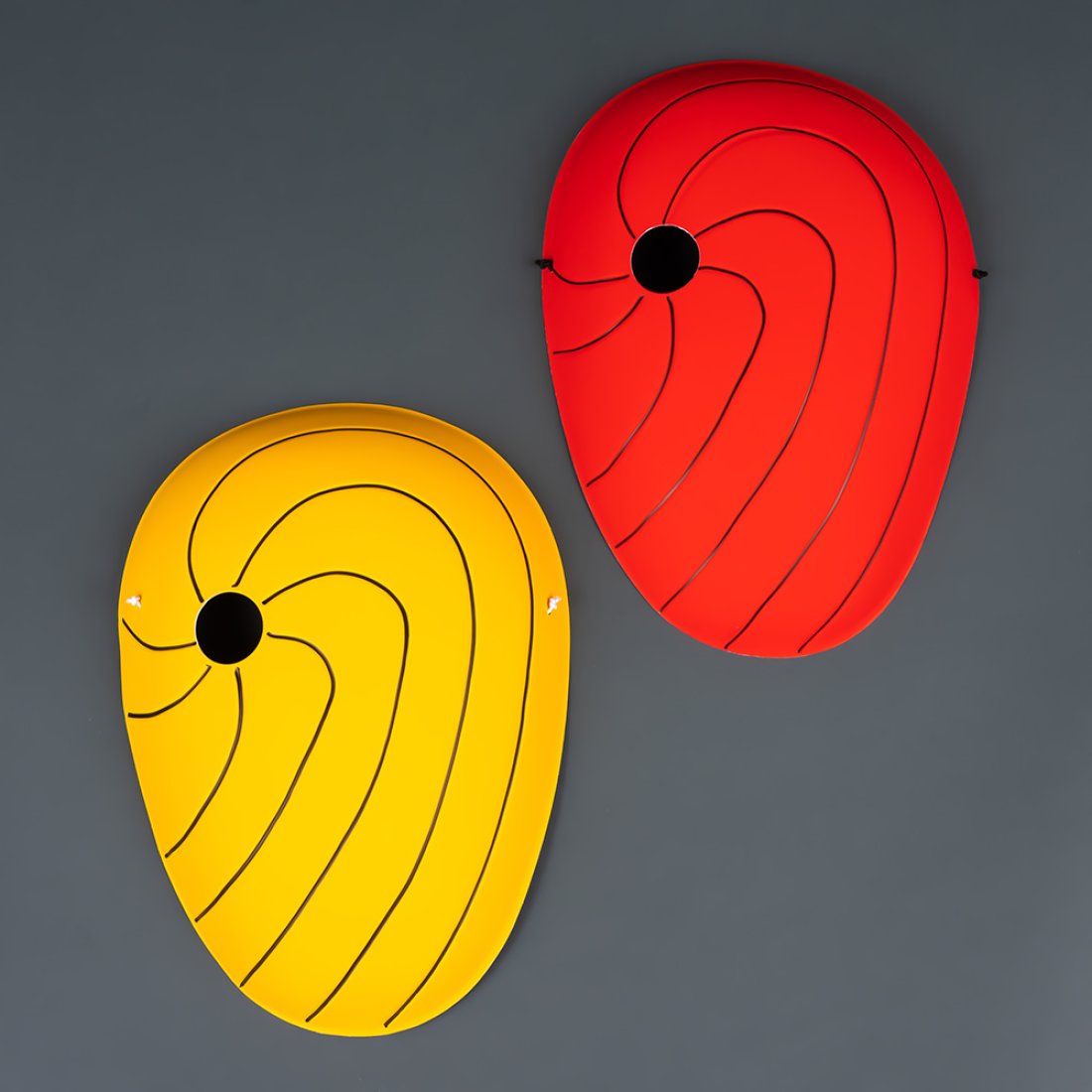 Пластикова маска з аніме Naruto 25 см