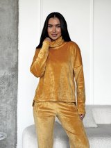 Жіночий костюм oversize з м’якого трикотажу INNOE 210366-2 Гірчичний