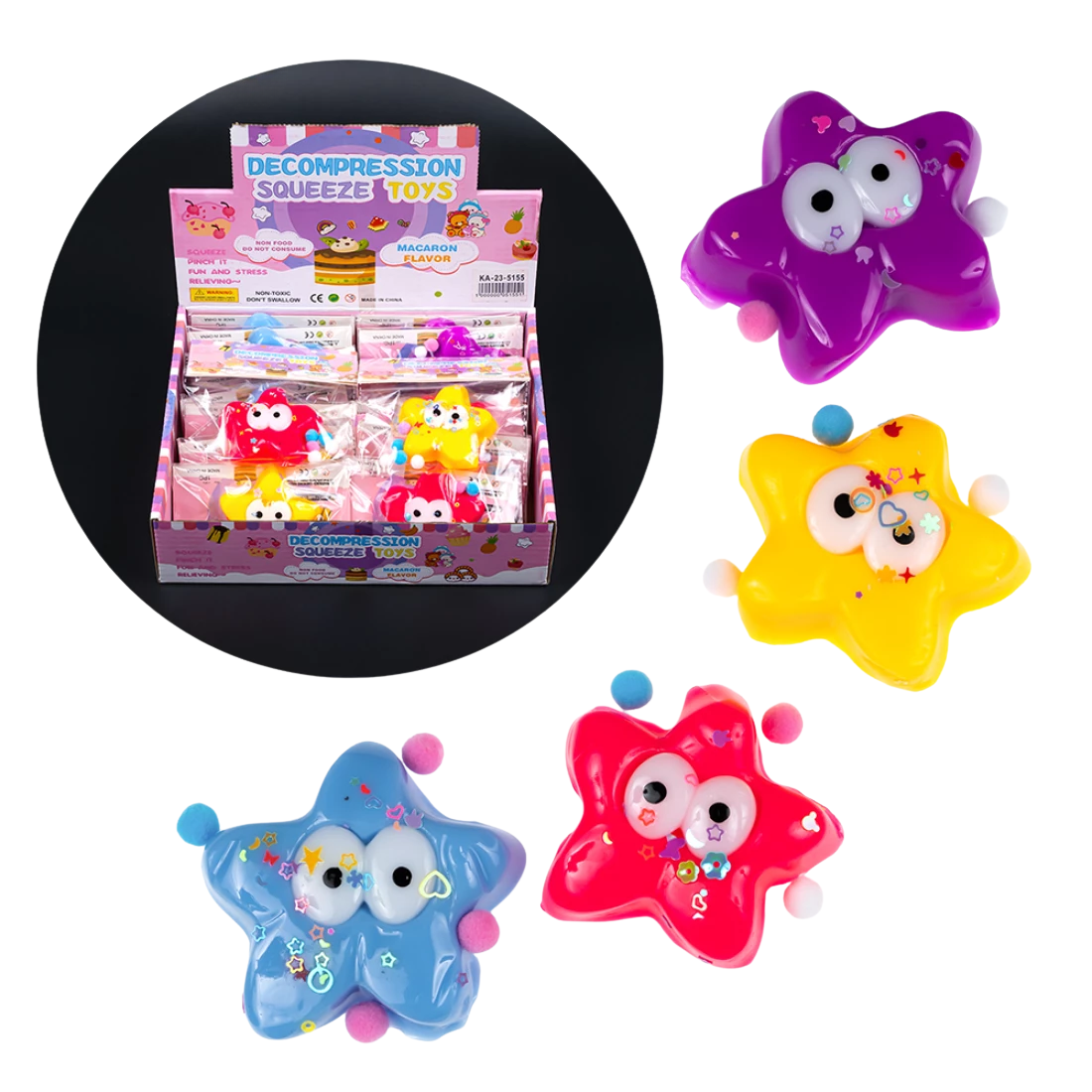 Іграшка антистрес Зірка 7 см, 37 г