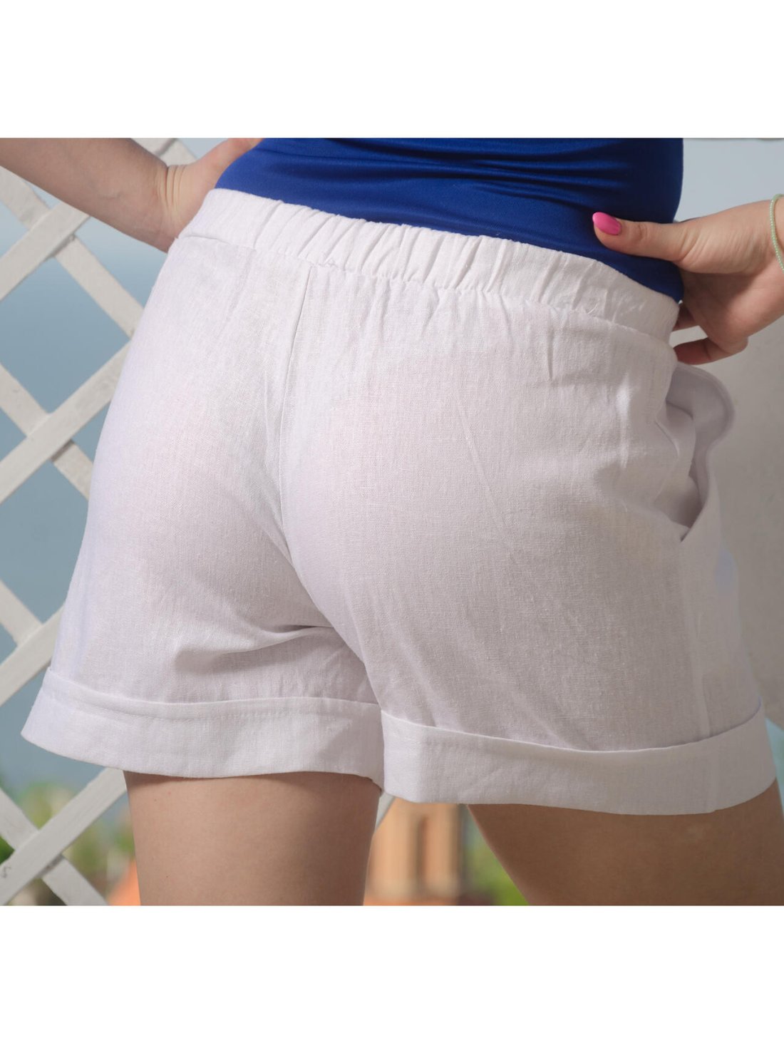 Шорти білі 220118-1 - Innoe