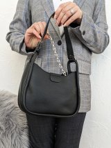 Жіноча сумка City Set з декоративним ланцюжком та вкладною моделлю INNOE 350012-1 Чорний
