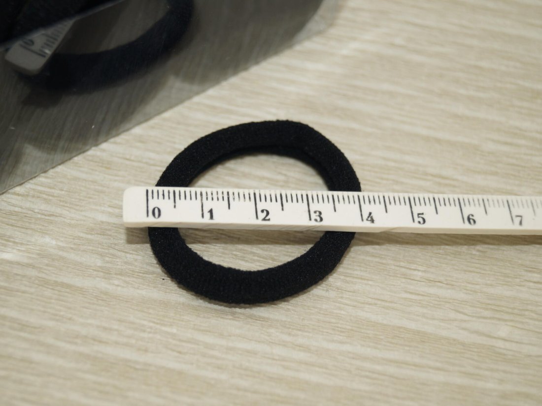 Резинки для волосся, в коробочці. 4 см. - Кристалік