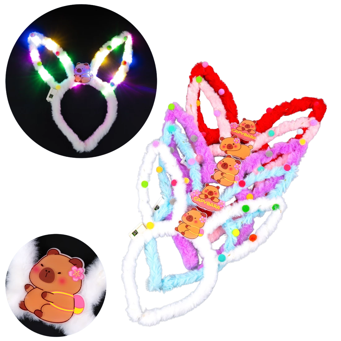 Сяючий обруч Капібара 25 см