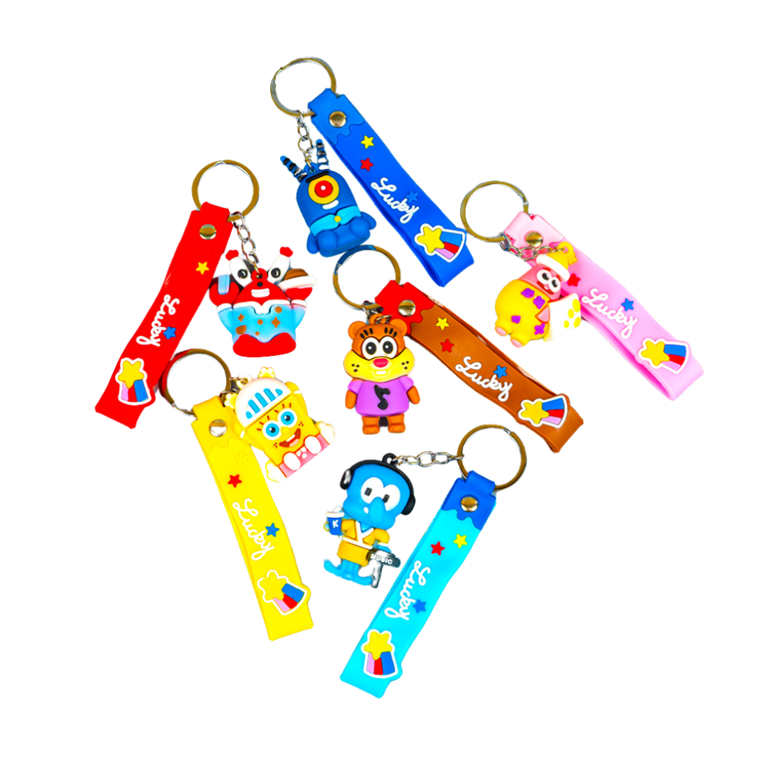 Брелоки Квадратні Штани гумові 10,5 см