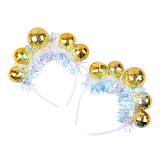 Новорічний обруч блиск свята 19 см