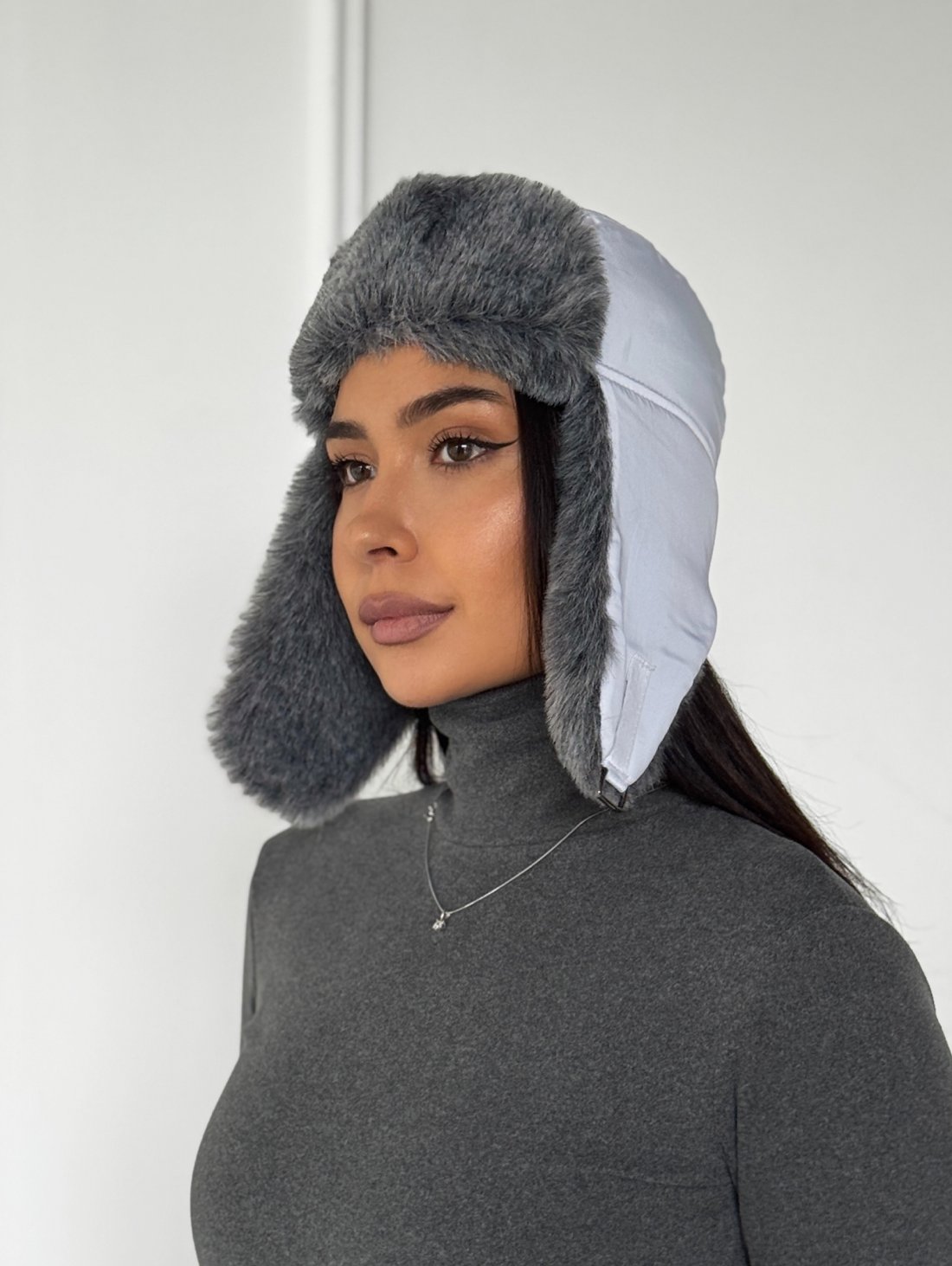 Шапка-вушанка жіноча “Winter Comfort” INNOE 950002-1 Білий - Купити