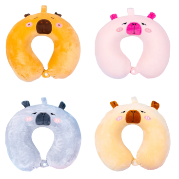 Подушка на шию з ефектом пам'яті Капібара 30 см - Купити