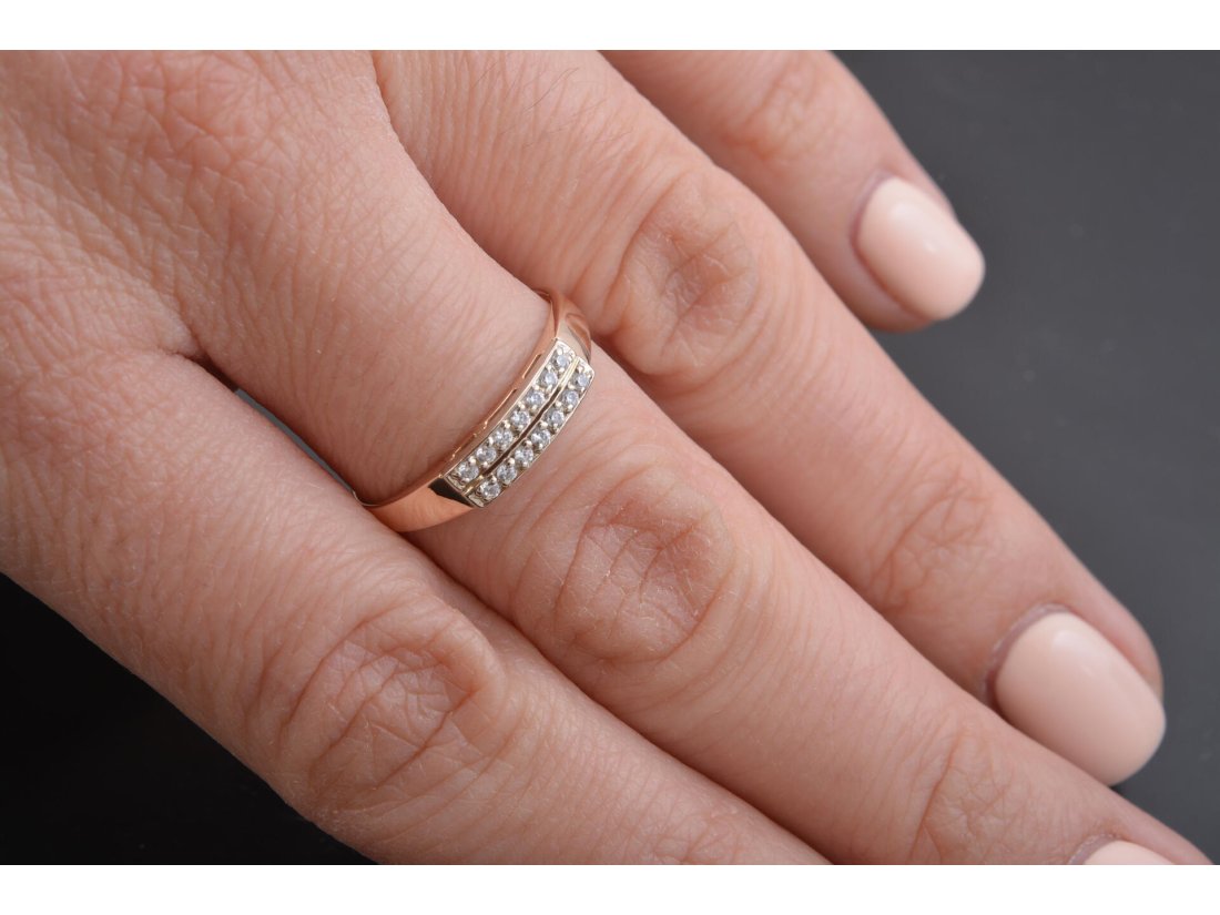 Жіноча каблучка &quot;Доріжка&quot; - Купити