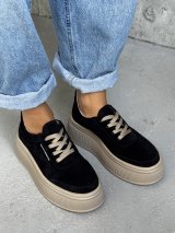 Кросівки casual чорний замш INNOE 777565-1 Чорний