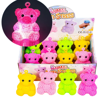 Сяючий Ведмедик з троянд 9 см - Купити