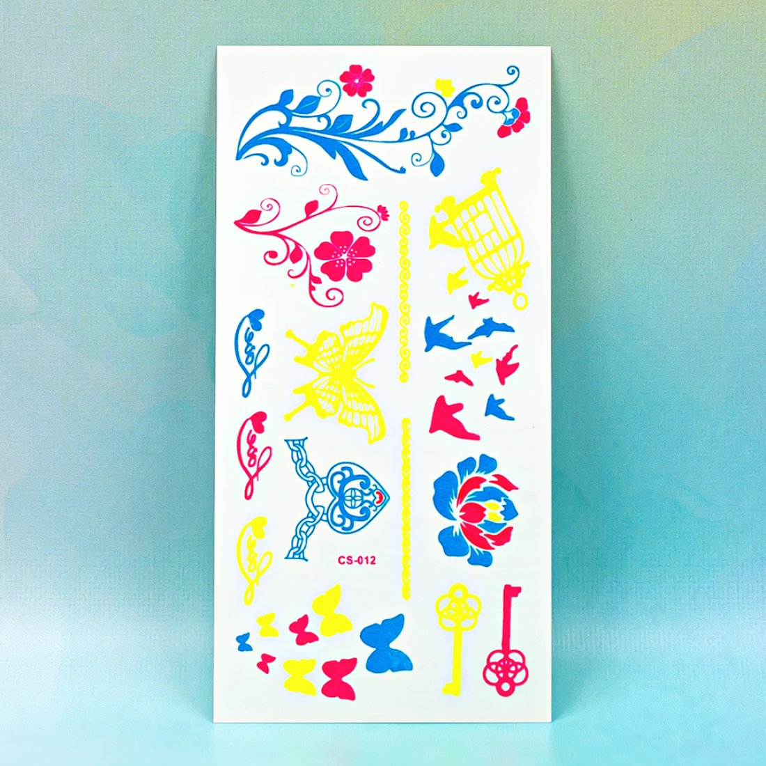 Неонові татуювання Ключі 21 см - Pobut