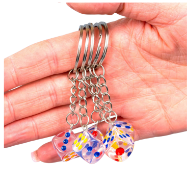 Брелок ігрові Кістки пластик 8 см - Купити