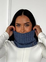 Теплий жіночий снуд-бафф INNOE 950642-1 Блакитний